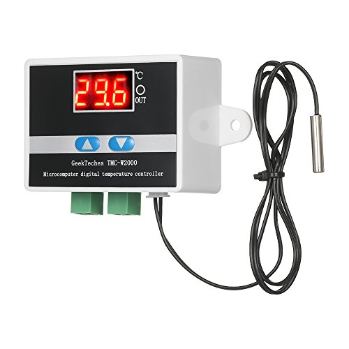 KKmoon TMC-W2000 AC110-220V Temperatura Controlador Lcd Digital Termostato Alto Precisión con Impermeable Sensor Sonda