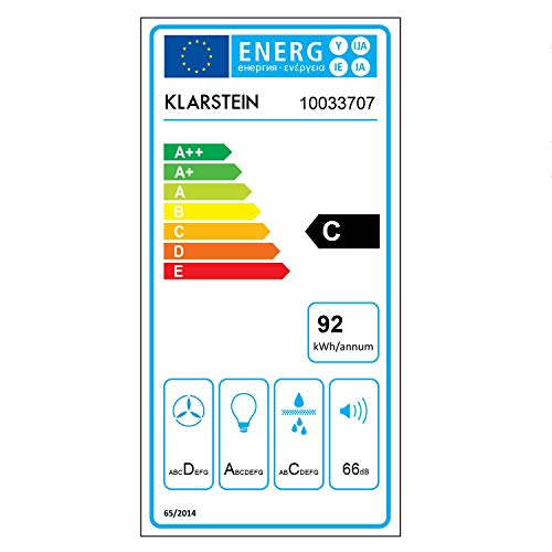 Klarstein DeLorean 60 Retro campana extractora - Campana del faro, 60 cm, Flujo de aire de escape: 625 m³/h, Operación táctil, Filtros con succión de borde, Recirculación o aire de escape, Negro