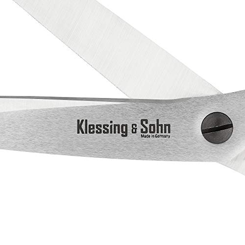 Klessing & Sohn Tijeras para todo uso I Tijeras de tela premium con hojas sólidas de acero inoxidable I Extremadamente afiladas