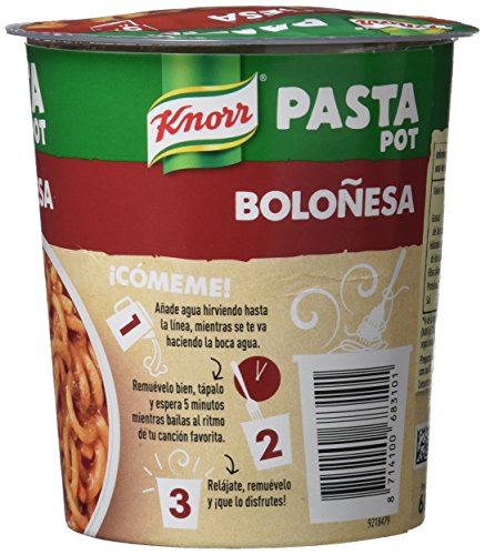 Knorr Pot Plato Preparado de Pasta Boloñesa - 68 gr - [Pack de 8]