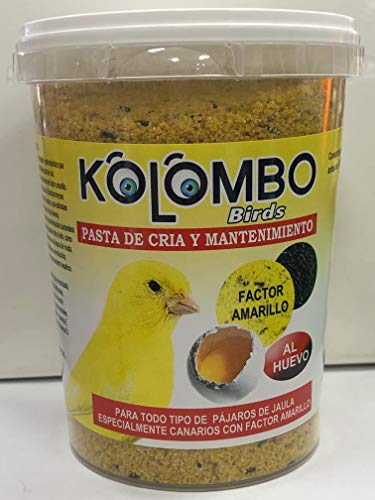 KOLOMBO Pasta de cría y Mantenimiento Factor Amarillo (Formato 650 Gr) …