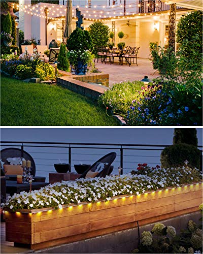 Kolpop Guirnalda Luces Led, 8M 80 LED Guirnaldas 8 Modos Led Luces, Luces Led Decorativas Guirnalda Led Pilas Decoracion Pilas para Exterior, Interior, Jardines, Casas, Boda, Fiesta de Navidad