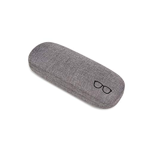 Kono Fundas de Gafas Rigida Protector de Gafas Estuches para Hombre y Mujeres (Gris)