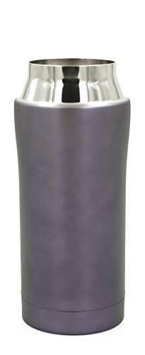 Kooyi Taza de café de viaje 250ml (8.5 Oz), Termo acero inoxidable BPA-free, 100% a prueba de fugas (Azul y púrpura)