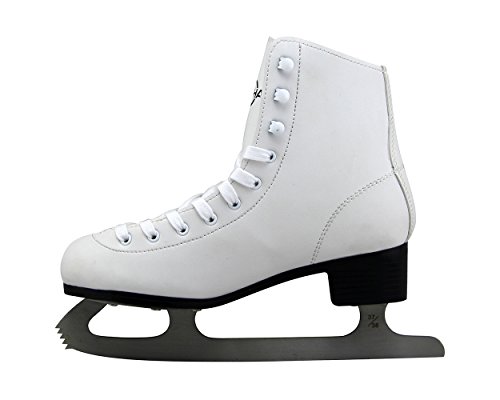 Kounga Senhai Patines sobre Hielo, Unisex Adulto, Blanco, 36