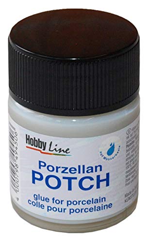 Kreul Potch 50 ml, Adhesivo Transparente y Barniz para diseños de Porcelana y Vidrio, a Base de Agua