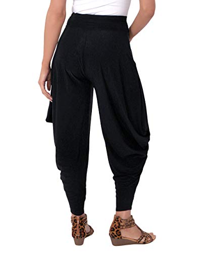 KRISP 8328-BLK-16 (Pantalones Harem Negros)