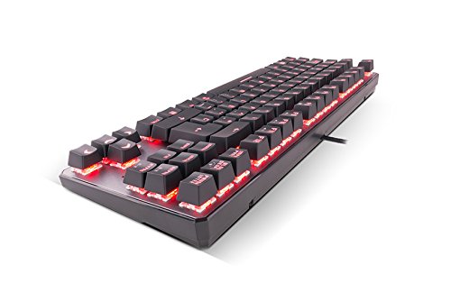 Krom Kernel Tkl - NXKROMKRNLTKL - Teclado Mecánico Español Gaming RGB, Color Negro.