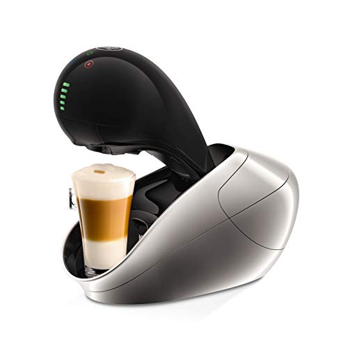 Krups Cafetera automática Movenza + 48 cápsulas Nescafé Dolce Gusto Espresso Intenso (3 x 16 cáp.) (Silver + 48 cápsulas Dolce Gusto Expresso Intenso)