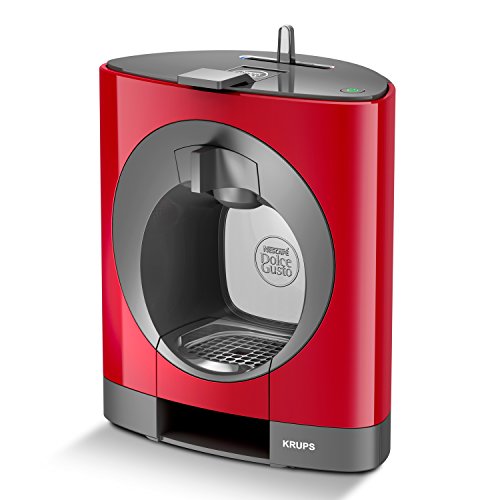 Krups Dolce Gusto Oblo KP1105 - Cafetera de cápsulas, 15 bares de presión, color rojo