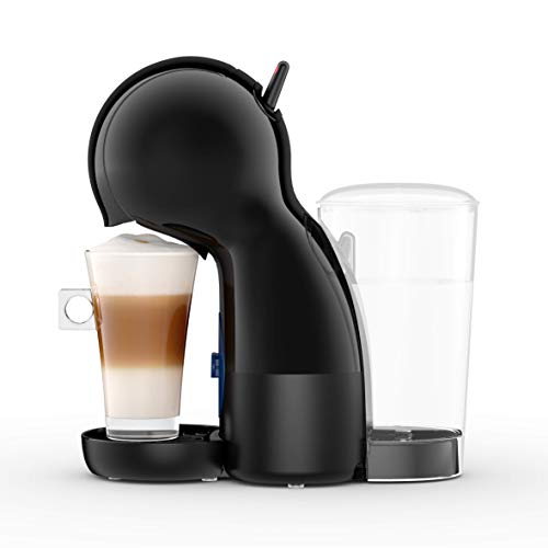 Krups Piccolo KP1A08 - Cafetera cápsulas Dolce Gusto, 15 bares, 1500 W, con depósito de 0.8 l, monodosis multibebidas frías y calientes, manual, color negro + 3 Packs Café Intenso