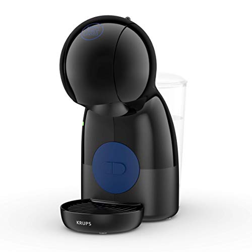 Krups Piccolo KP1A08 - Cafetera cápsulas Dolce Gusto, 15 bares, 1500 W, con depósito de 0.8 l, monodosis multibebidas frías y calientes, manual, color negro + 3 Packs Café Intenso