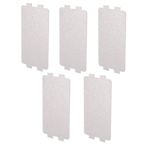 KSTE Horno microondas Placa Mica, Mica 5PCS Horno microondas Hoja Placa reemplazo Reparación de Accesorios