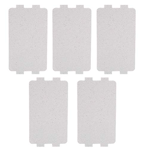 KSTE Horno microondas Placa Mica, Mica 5PCS Horno microondas Hoja Placa reemplazo Reparación de Accesorios