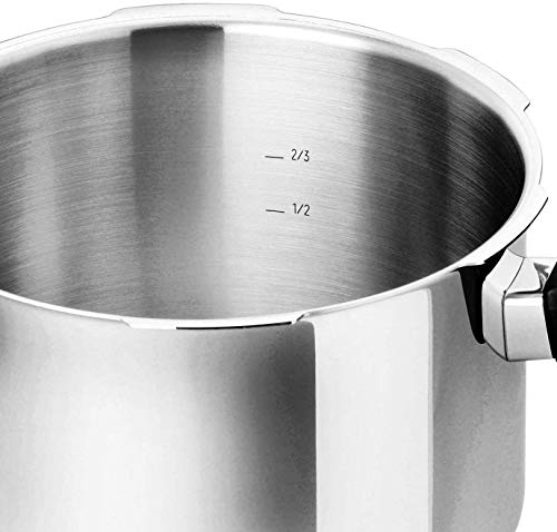 KUHN RIKON, Olla a presión super rápida con asas DUROMATIC Inox, 4 Litros, 22 cm