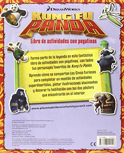 Kung Fu Panda. Libro de actividades con pegatinas: ¡Con más de 150 pegatinas! (Dreamworks. Kung Fu Panda)