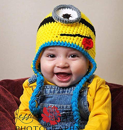 Kuyou Minion Cap – Gorro infantil azul Talla única