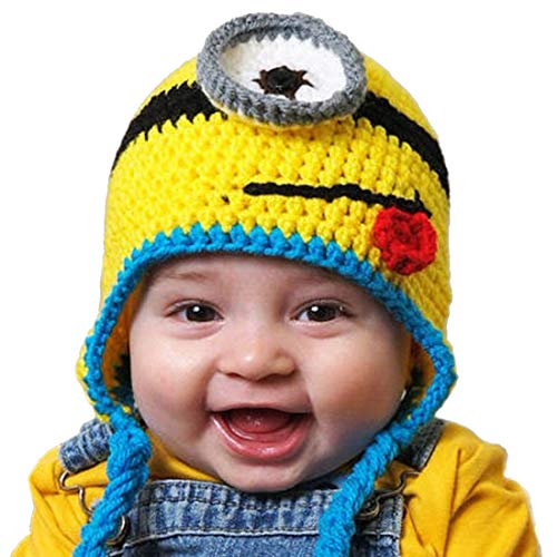 Kuyou Minion Cap – Gorro infantil azul Talla única