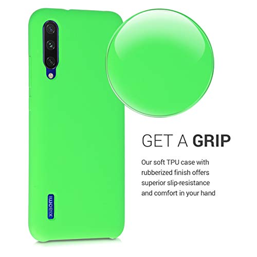 kwmobile Funda Compatible con Xiaomi Mi A3 / CC9e - Carcasa de TPU para móvil - Cover Trasero en Verde Lima