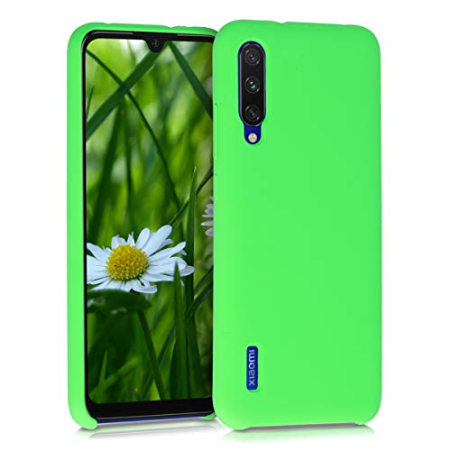 kwmobile Funda Compatible con Xiaomi Mi A3 / CC9e - Carcasa de TPU para móvil - Cover Trasero en Verde Lima