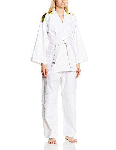 Kwon - Kimono de Artes Marciales, tamaño 160 cm, Color Blanco