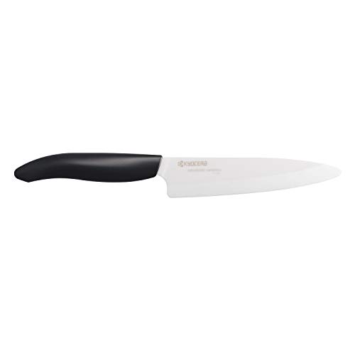 KYOCERA FK130WHBKEU Gen White coltello Slicing-Affettare Nero, cerámica, Negro