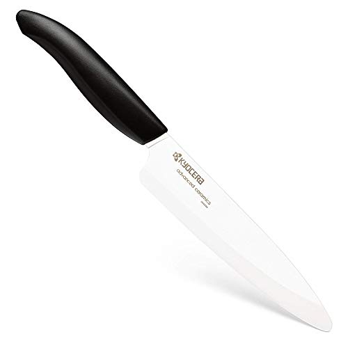 KYOCERA FK130WHBKEU Gen White coltello Slicing-Affettare Nero, cerámica, Negro