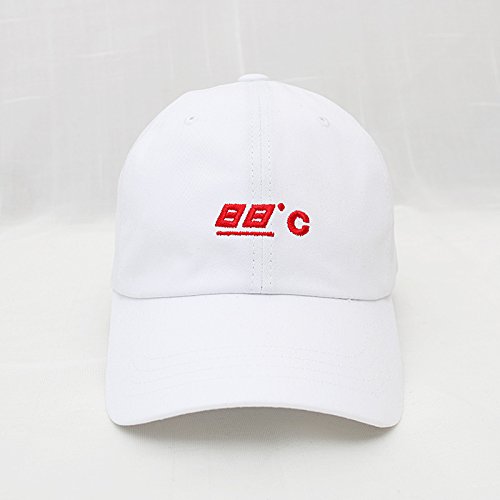 KYXXLD Letras Gorras de béisbol Estudiantes Street Ocio Gorra sombrilla Blanco.