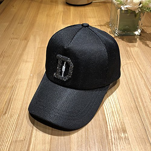 KYXXLD Los Amantes Sombrero Gorro Gorra de béisbol Hip Hop Hat,Negro