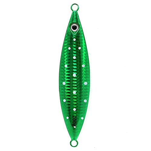 L-MEIQUN, Forma 1PC Oliva Metal Lenta Moldeada Plantilla Cuchara 20g 40g Cebo Artificial Shore Pesca Jigging Metal Plomo atraer a la Pesca (Color : D, tamaño : 20g)