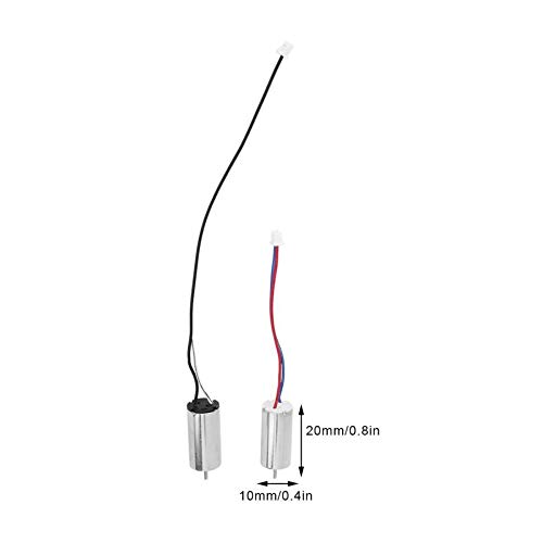 L-Yune,bolt 4pcs / Set de Plomo DC 3.7V 10x20mm 44000RPM del Motor del Cepillo Micro Motor Alambre for Robot Aviones no tripulados