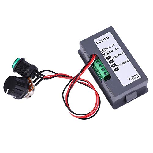 L-Yune,bolt Display 1pc DC PWM Controller Motor de Ajuste de regulador con LED 6-30V 6A 8A Motor Regulador