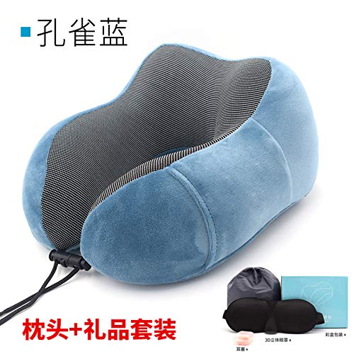 La Almohada En Forma De U Puede Acomodar La Almohada En Forma De U Almohada De Viaje De Tela MagnéTica Almohada De Cuello Cervical Transpirable De 12 Cm Para La Piel