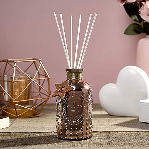 La Casa de los Aromas, Ambientador Mikado Decorativo Glam Orient, Aroma Sándalo & Vainilla, Aroma Duradero para el Hogar, Baño, Casa - 100 ml