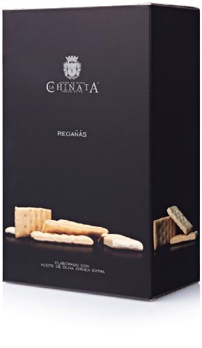 La chinata regañas con aceite de oliva virgen extra – Cracker España con Olivas, energético Español (3 unidades, X 125 g)