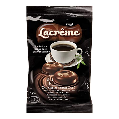 La Crême Caramelo de Café sin Azúcar VIDAL Bolsa 300 ud