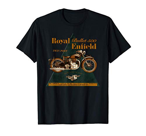 La legendaria motocicleta Royal Enfield Bullet 500 Camiseta