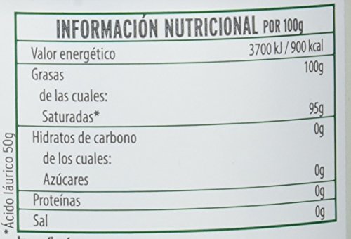 La Masia - Aceite De Coco Virgen Extra Ecológico - 430 ml