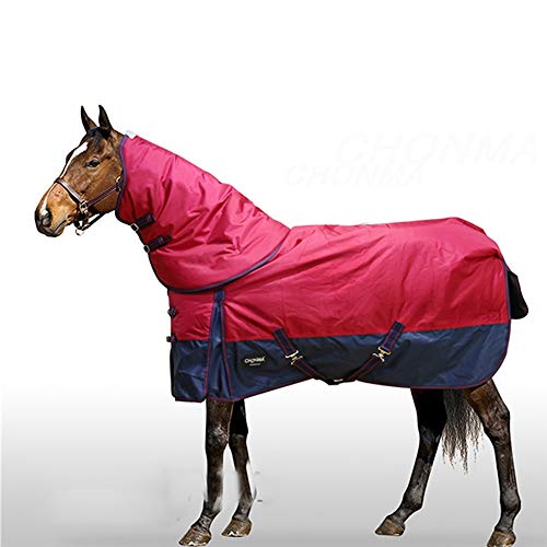 La participación de caballos Mantas, 2520D invierno impermeable Ripstop transpirable de tela Oxford, Cuello La participación caballo Alfombra Combo, peso pesado La participación de tapetes, 280G grues