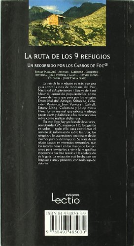 La ruta de los 9 refugios: Un recorrido por los CARROS DE FOC: 1 (Traza)