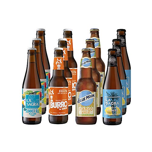 La Sagra Pack Degustación de Cervezas Artesanal Edición Verano - 12 botellas x 330 ml - Total: 3960 ml