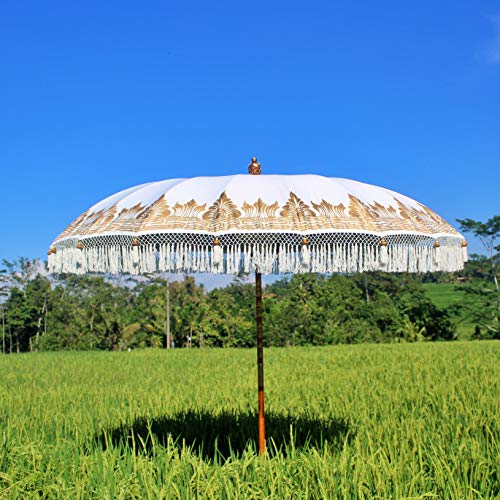 La Vida en Led Sombrilla Balinesa Parasol 3 Metros diámetro Paradise Luhur