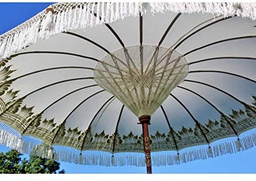 La Vida en Led Sombrilla Balinesa Parasol 3 Metros diámetro Paradise Luhur