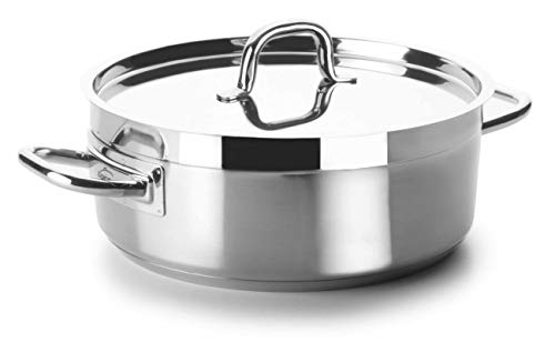 Lacor - 54036s - Cacerola Sin Tapa Chef Luxe 36 Cm Inox