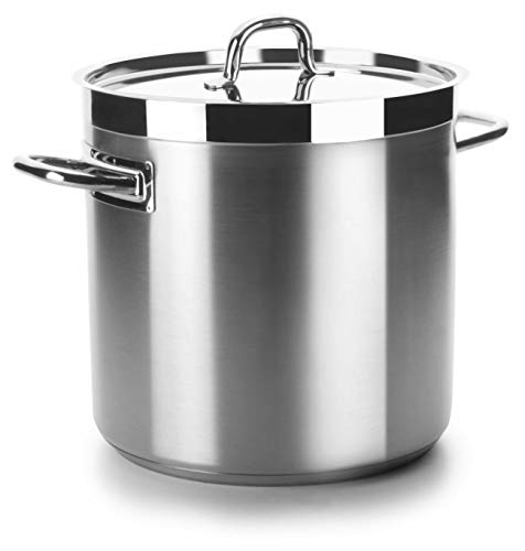 Lacor 54132 - Olla recta con tapa d.32 cm chef-luxe