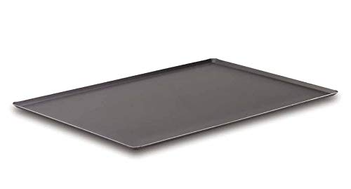 Lacor - 68660 - Placa Horno Aluminio con Antiadherente 60x40-Negro