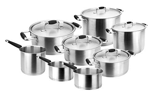 Lacor - 94128 - Olla con Tapa Premium 28cm Inox