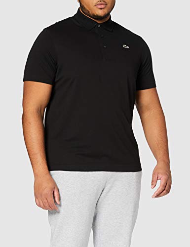 Lacoste L1230, Polo de Manga Corta para Hombre, Negro (Noir), M (Talla del fabricante: 4)