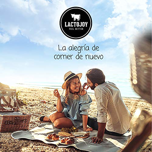 LactoJoy Pastillas de Lactasa 14.500 FCC I Tratamiento de Comprimidos para Intolerancia a la Lactosa I Digestión de la Leche, Queso I Capsulas de Enzimas Digestivas I Vegano I 2 x 80 Caps