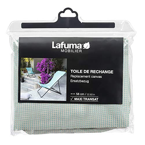 Lafuma MOBILIER Lona Batyline para Hamaca Maxi Transat, Ancho: 62 cm, Tilo, LFM2655-9268